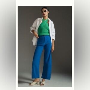 The Collette Cropped Wide Leg Pants by Mauve